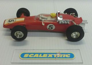 SCALEXTRIC Tri - ang Vintage 1960 ' s C6 PANTHER 5  BLACK POWERSLEDGE 5