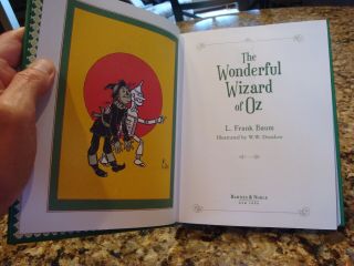The Wonderful Wizard of Oz by L.  Frank Baum Hardcover 2012 Barnes & Noble Edit. 4