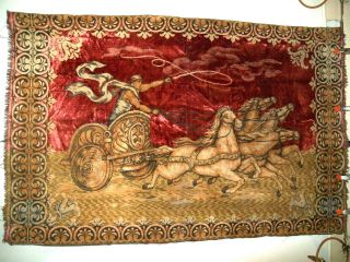 Arabian,  Egyptian,  Horses And Chariot,  Tapestries,  Vintage,  Wall Hanging,  Rug 70x48