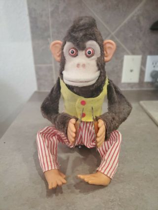 Vintage Ck Jolly Chimp Cymbal Clapping Monkey / Battery Operated / Korea