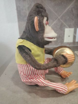 VINTAGE CK JOLLY CHIMP CYMBAL CLAPPING MONKEY / BATTERY OPERATED / Korea 2