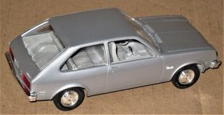 NewInBox MPC 1/25 PROMO SILVER 1977 CHEVY CHEVETTE VINTAGE PROMOTIONAL MODEL CAR 2