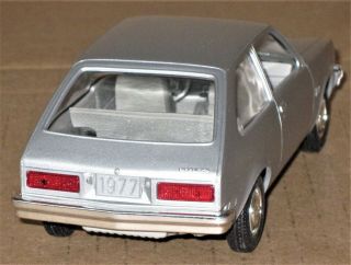 NewInBox MPC 1/25 PROMO SILVER 1977 CHEVY CHEVETTE VINTAGE PROMOTIONAL MODEL CAR 8