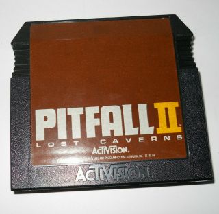Vtg Atari 5200 Video Game Cartridge Pitfall Ll: Lost Caverns Loose