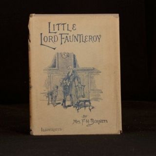 1910 Little Lord Fauntleroy Frances Hodgson Burnett Early Ed Dustwrapper Illust