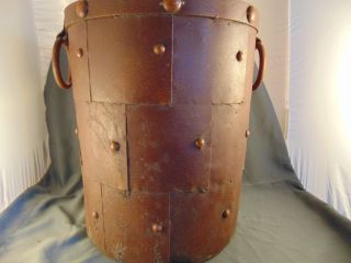 Vtg Unique rustic rivit bucket handles 17 