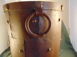 Vtg Unique rustic rivit bucket handles 17 