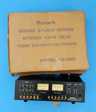Numark Tc4100 Tape Mixer Selector Switcher W/ Box Made In Japan