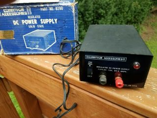 Vintage Commtron Accessories 4 Amp Dc Power Supply 12 Volt Output -