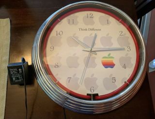 Awesome Apple Computers Service Repair Store Man Cave Neon Wall Clock Sign 5