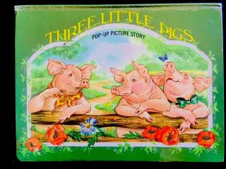 The Three Little Pigs Vintage 1980 
