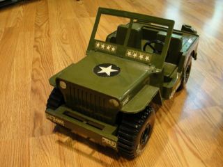 Vintage 1973 Empire Air Force Jeep & Trailer Toy GI Joe Big Jim 27 