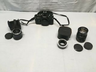 Canon F - 1 35mm Film Camera Outfit Made In Japan