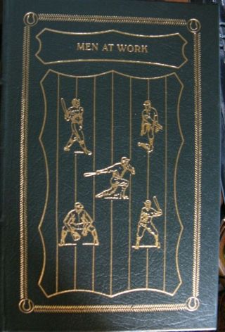 Men At Work By George Will - - - Easton Press - - Leather Hardcover