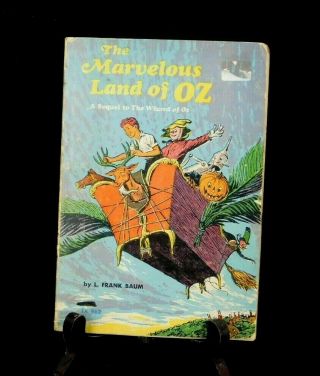 The Marvelous Land Of Oz By L.  Frank Baum 1967 Paperback Wizard Of Oz Sequel