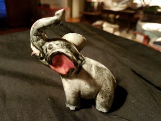 Vintage Stangl Art Pottery Elephant Figurine With Tag