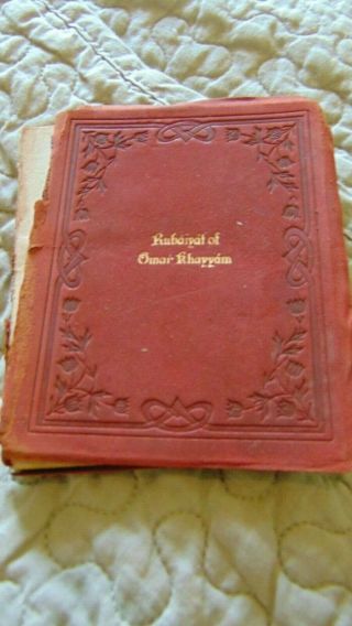 1908 Leather Bound The Rubaiyat Of Omar Khayyam