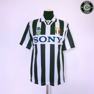 Juventus Vintage Kappa Home Football Shirt Jersey 1995/96 (m) Del Piero Era