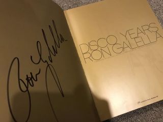 Ron Galella Disco Years Grace Jones Cher Madonna Andy Warhol SIGNED AUTOGRAPH 2