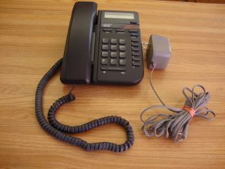 Vintage Black Vista 100 Northern Telecom Desk Telephone Made In Canada