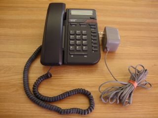 VINTAGE BLACK VISTA 100 NORTHERN TELECOM DESK TELEPHONE MADE IN CANADA 2