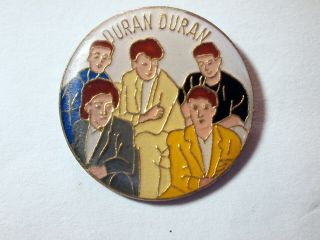 Vintage Musical Group Duran Duran Old Enamel Pin