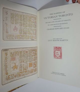 Mapping Victorian Toronto Charles Goad Limited ED Toronto History Atlas 4