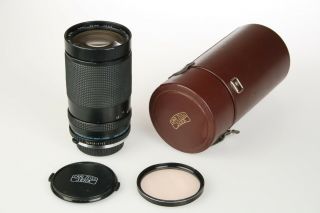 Carl Zeiss Jena Jenazoom 35 - 200mm 1:4 - 5.  6 Olympus Om Mount Zoom Lens W/case,  Caps