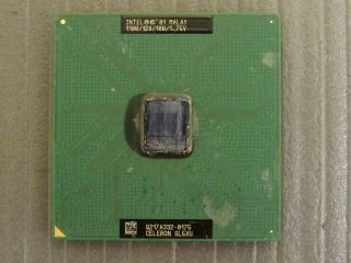 Intel Sl5xu Celeron 1.  1ghz 128/100 Vintage Socket 370 Cpu Processor 1100mhz