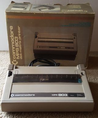 Commodore Mps 803 Dot Matrix Printer
