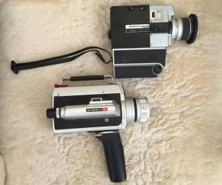 8 Camera X 2,  Elmo And Sankyo,  Two For The Price Of One.