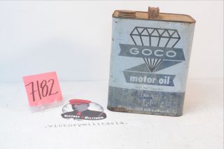 Vintage Goco Motor Oil 2 Gallon Can