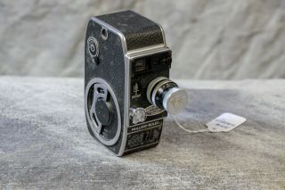 Bolex Paillard L8 Movie Camera W/ Kern Switar 12.  5mm Lens Fine