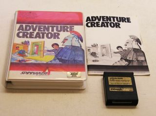 Highly Rated,  Adventure Creator By Spinnaker Software For Atari 400/800