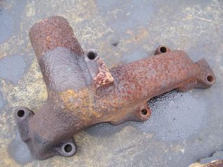 Vintage Ford 3000 Gas Tractor - Exhaust Manifold - 1966