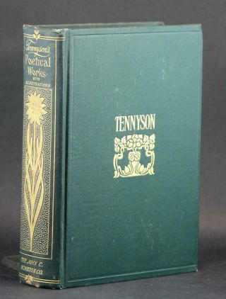 Victorian Decorated Gilt Cloth Binding The Poetical Of Alfred Tennyson