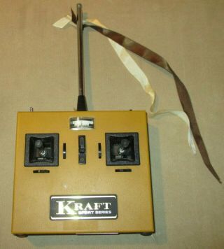 Kraft Vintage Sport Series Dual Stick Rc Airplane Controller Transmitter 6a