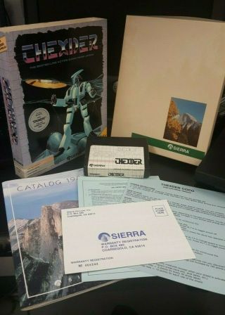 Thexder Cartridge Game Complete Sierra For Tandy Trs - 80 Color Computer 3
