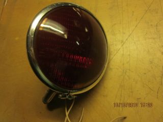 Vintage 6 Volt Red Emergency Lamp Circa 40 