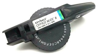 Vintage DYMO Office Mate II Embossing Label Maker 1540 Uses 3/8 