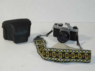 Vintage Pentax Asahi K1000 35mm Slr Film Photo Camera Body Smc M 1:2 50mm Lens
