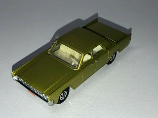 Vintage Matchbox 31 Lincoln Continental Green