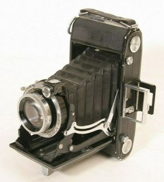 Zeiss Ikon 6x9 Nettar 515/2 Lens 10.  5 Cm,  F 3.  5 Compur Rapid 120 Film Camera