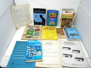 Mixed Bundle Of Vintage Cb Radio Repair Books,  Electronic Repair Citizen Band