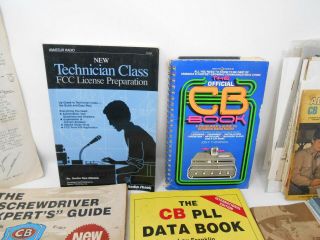 Mixed Bundle of Vintage CB Radio Repair Books,  Electronic repair Citizen Band 2
