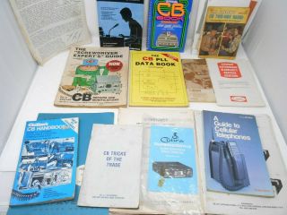 Mixed Bundle of Vintage CB Radio Repair Books,  Electronic repair Citizen Band 4