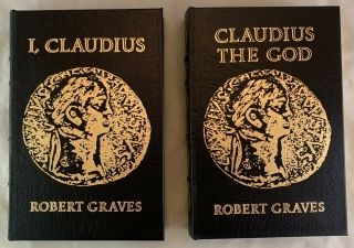 Easton Press Leather 2v Robert Graves Set I Claudius & Claudius The God