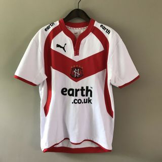 Vtg Puma St Helens Rugby League Shirt Jersey Medium M Earth Sponsor