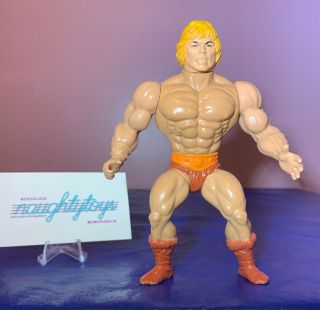Vtg Mattel Masters Of The Universe He - Man Action Figure 1981 80’s Motu