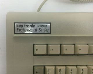 Key Tronic Professional Series KB5151 Keyboard 5 Pin Din Clicky Mechanical 2